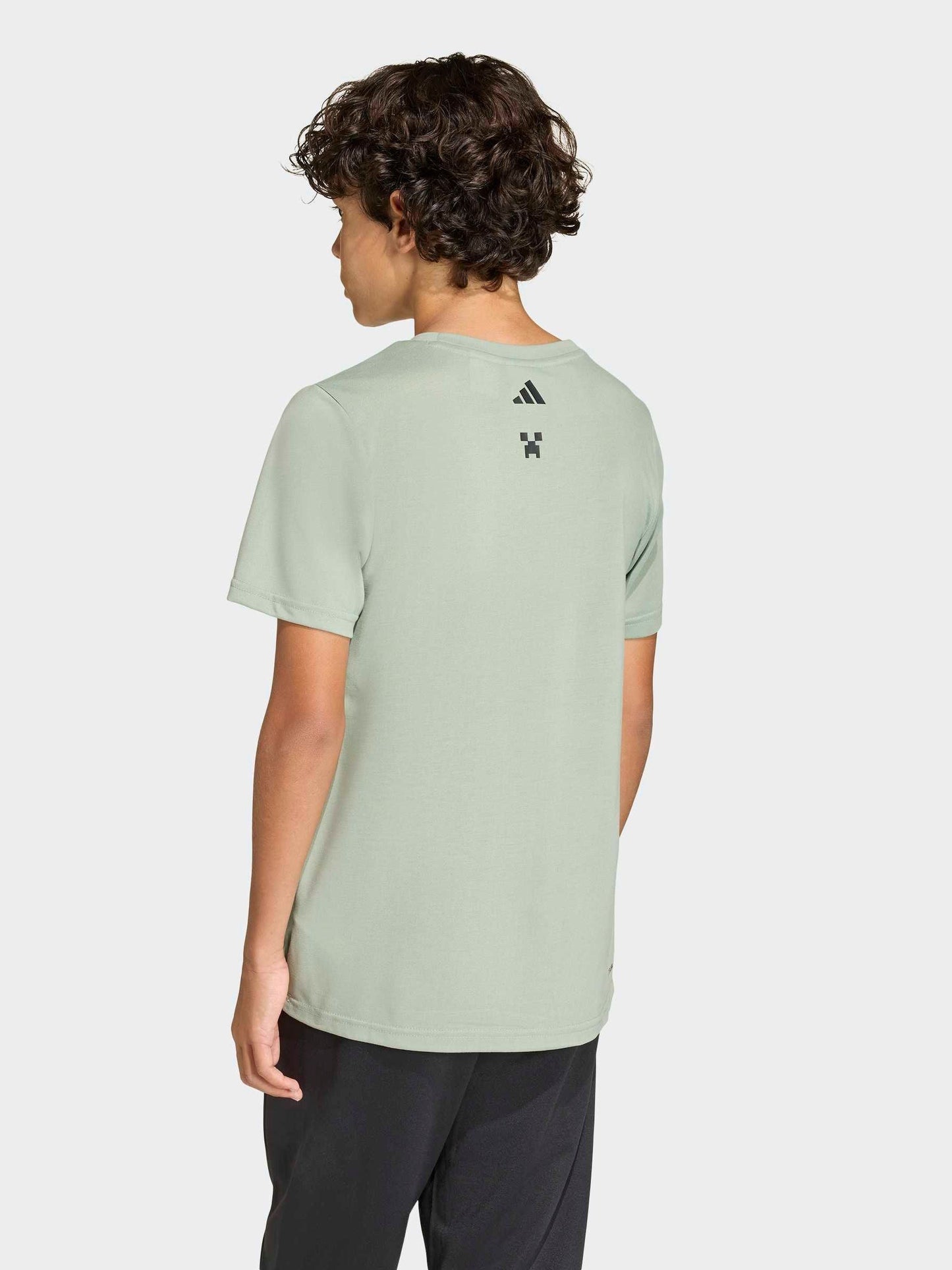 Dsiney Kidz - adidas Green Minecraft Training Climacool T-Shirt image 3
