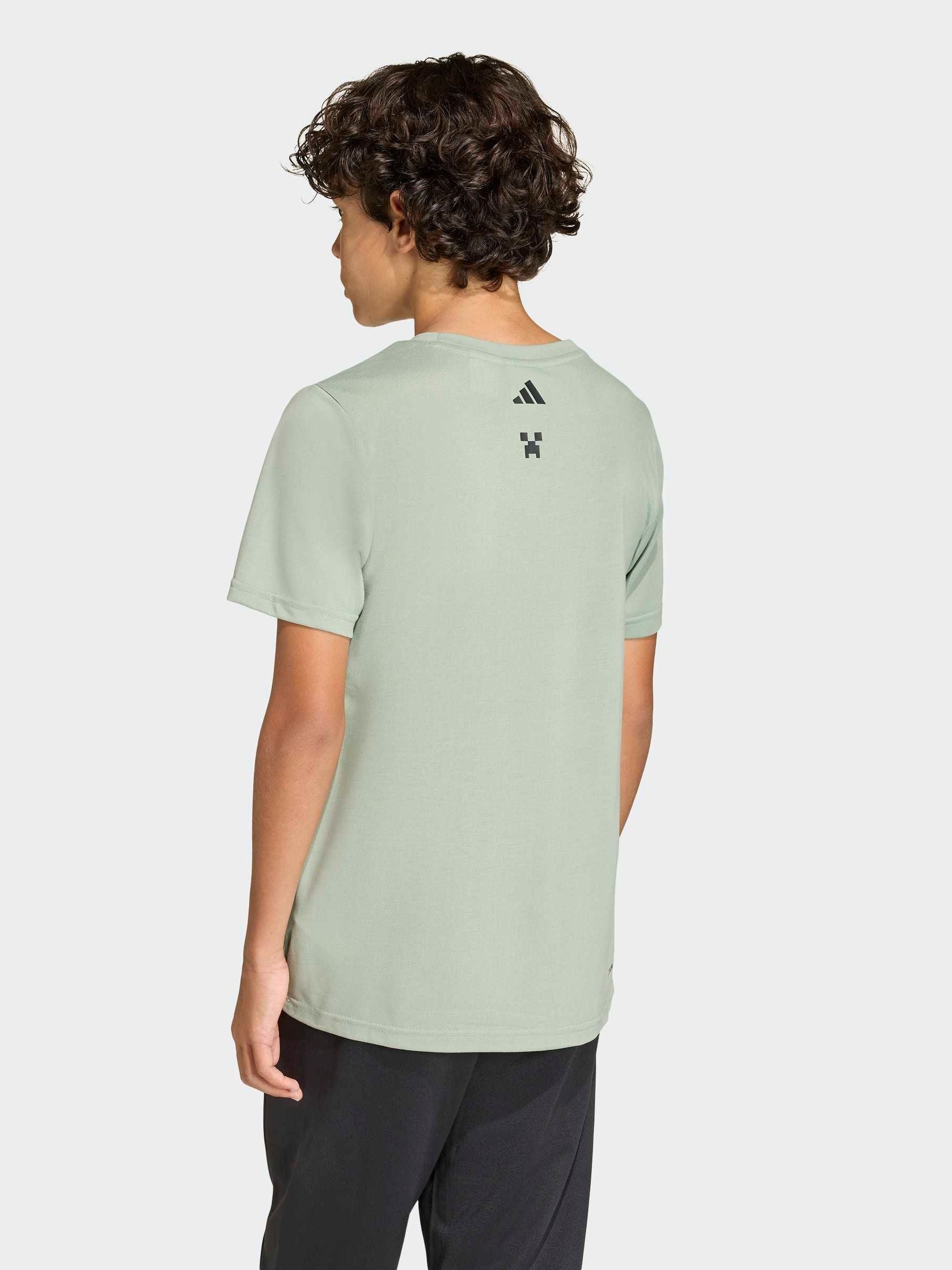 Dsiney Kidz - adidas Green Minecraft Training Climacool T-Shirt image 3