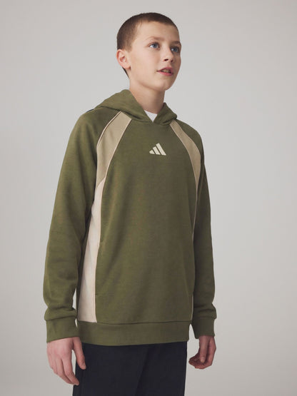 Dsiney Kidz - adidas Green Colour Block Hoodie image 1
