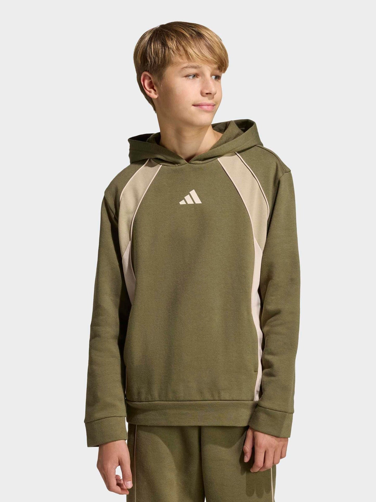 Dsiney Kidz - adidas Green Colour Block Hoodie image 2