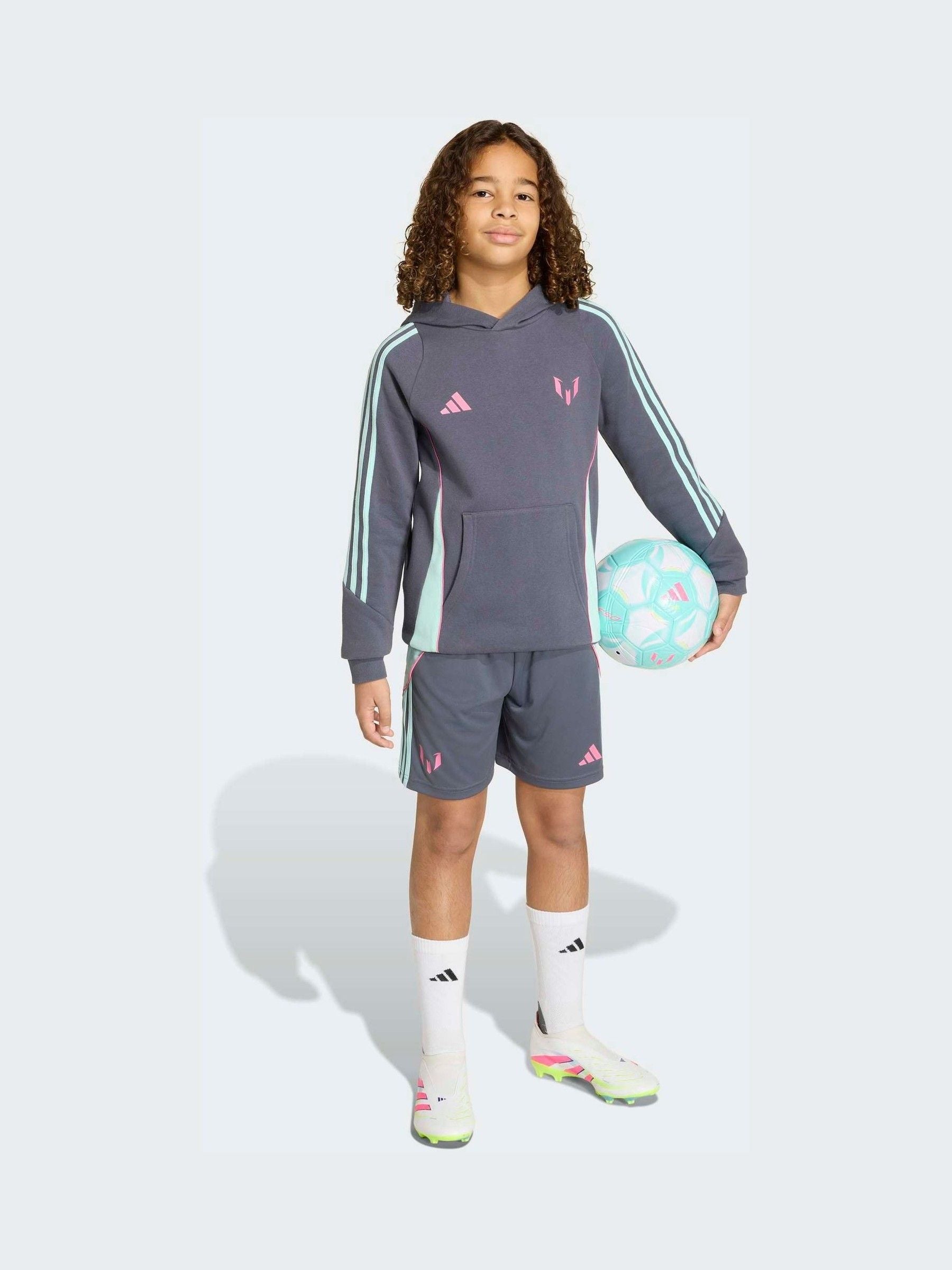 Dsiney Kidz - adidas Grey Messi Hoodie image 3