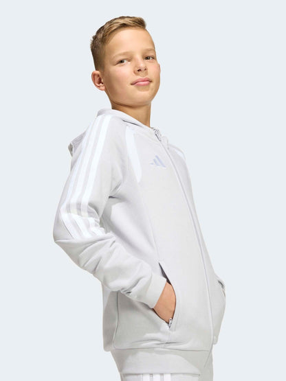 Dsiney Kidz - adidas Grey 26 League Zip Fleece Hoodie image 5