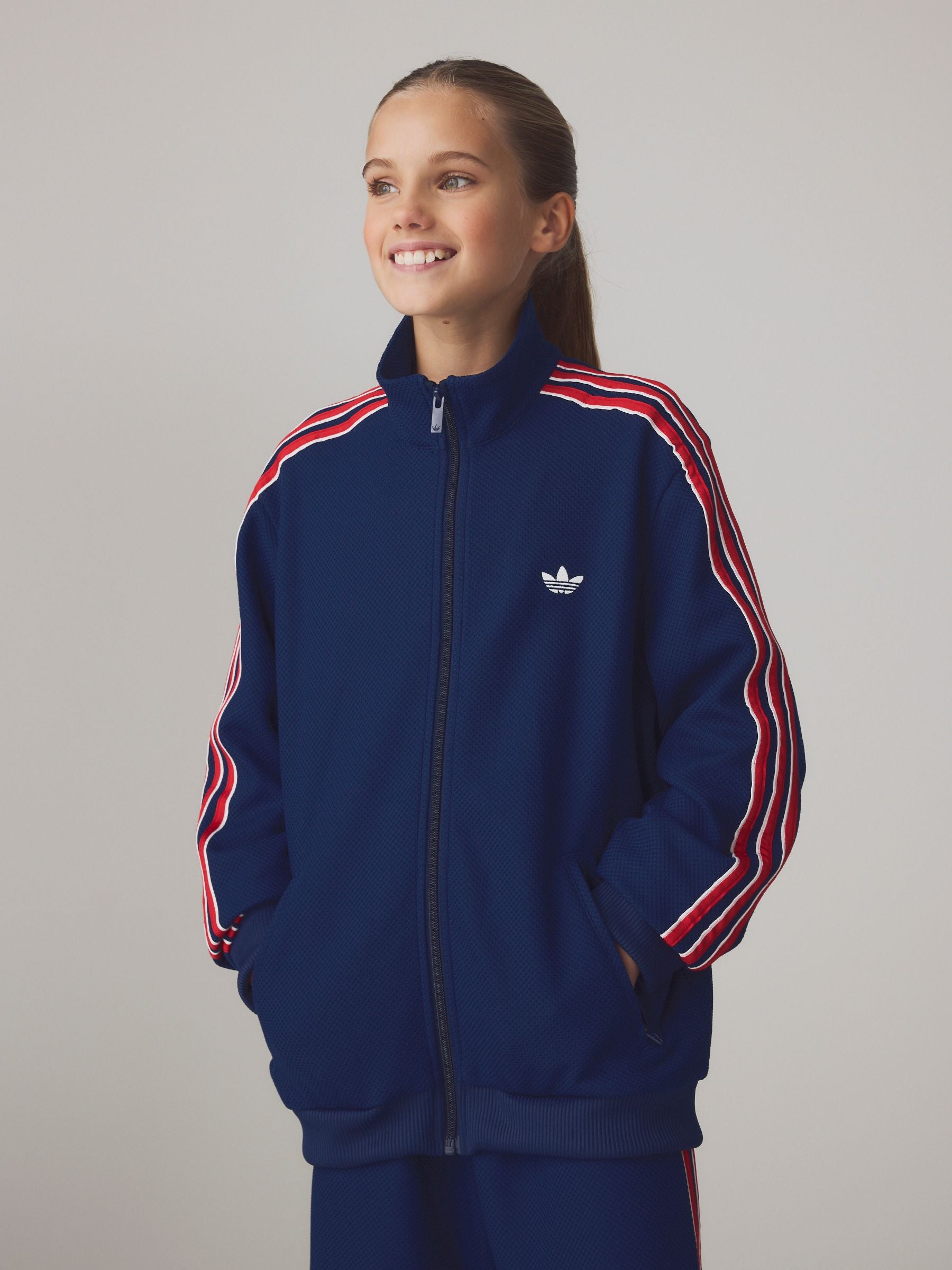 Dsiney Kidz - adidas Originals Blue Firebird Track Jacket image 1