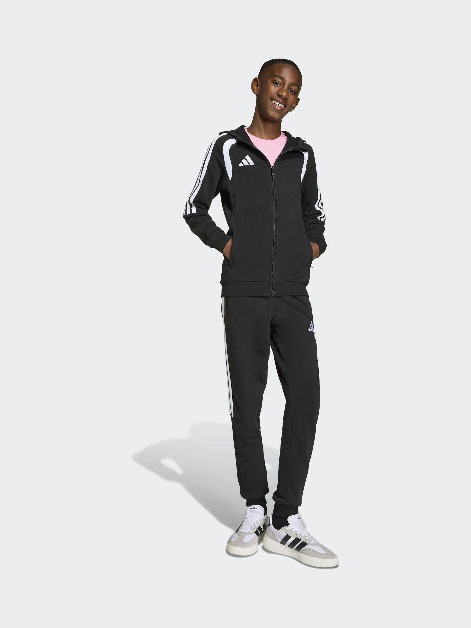 Dsiney Kidz - adidas Black 26 League Zip Fleece Hoodie image 3