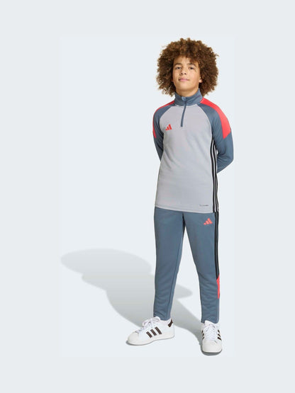 Dsiney Kidz - adidas Grey Tiro Essentials Quarter Zip Training Top image 3