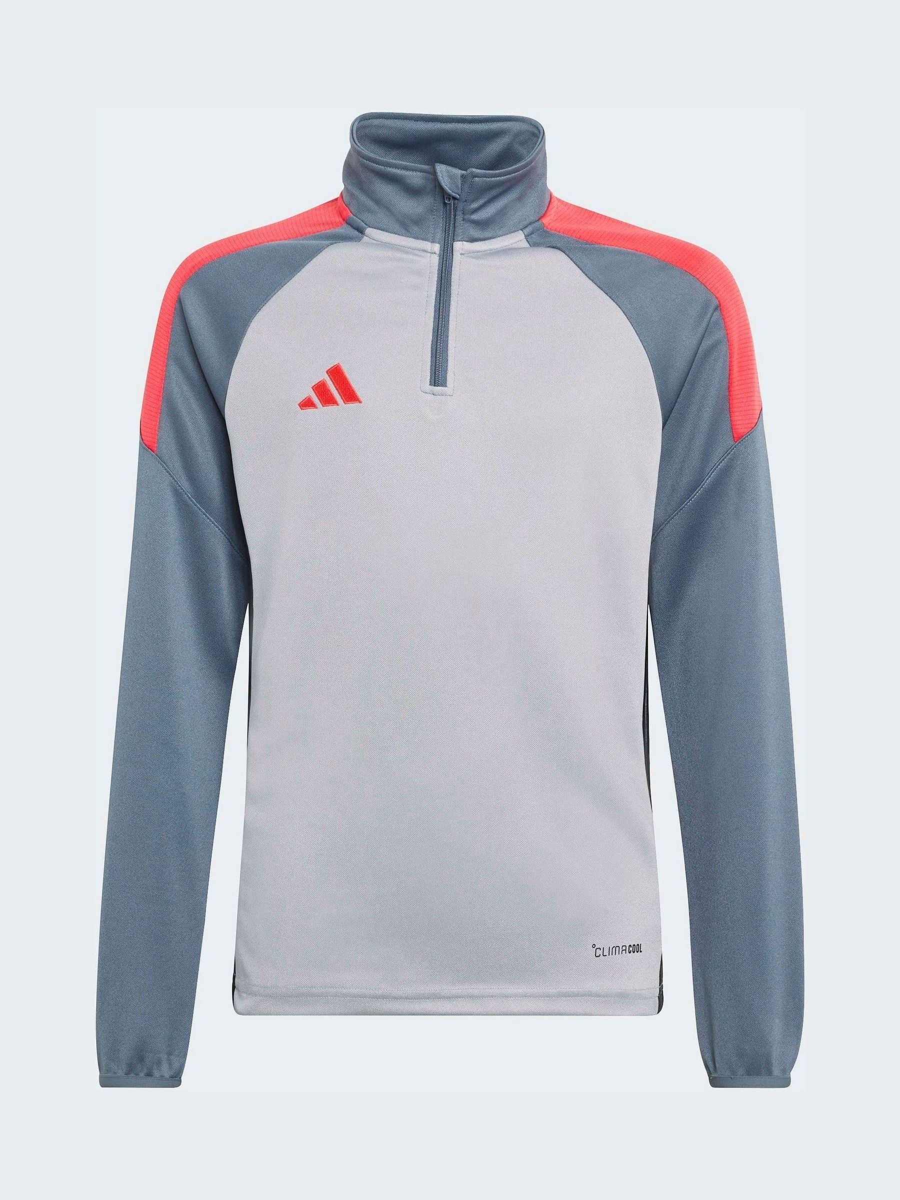Dsiney Kidz - adidas Grey Tiro Essentials Quarter Zip Training Top image 6