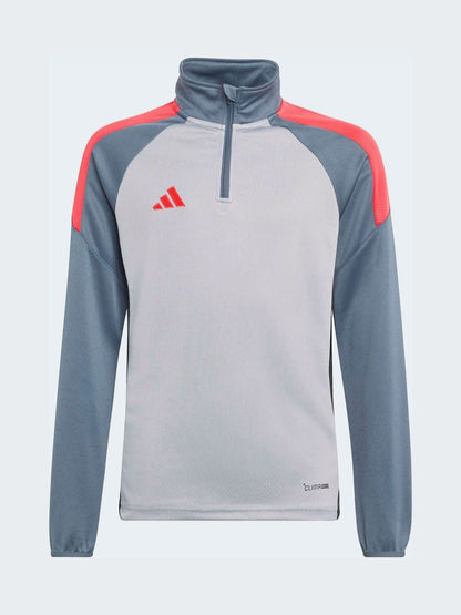 Dsiney Kidz - adidas Grey Tiro Essentials Quarter Zip Training Top image 6