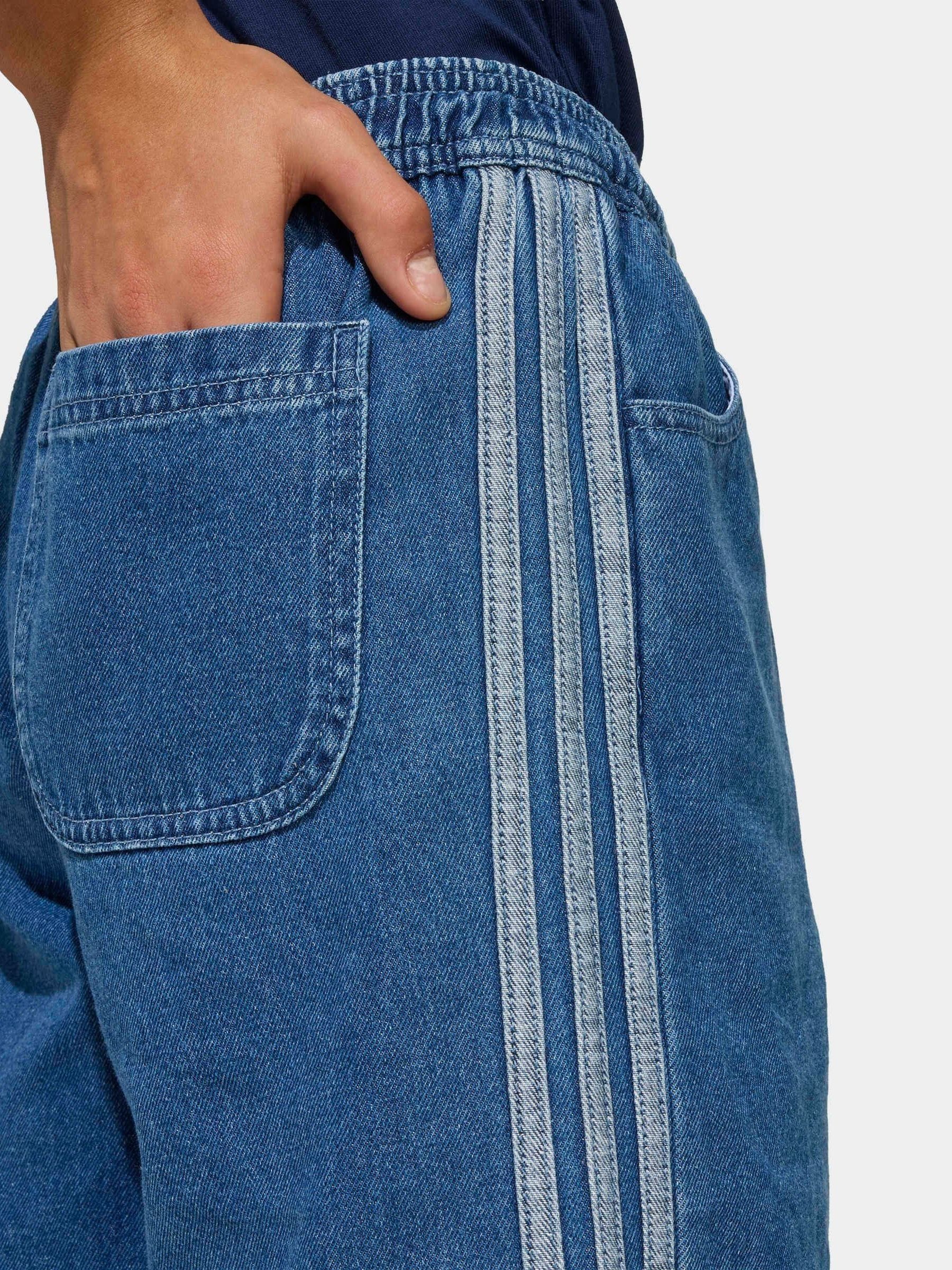 Dsiney Kidz - adidas Originals Blue Denim Jort Shorts image 4