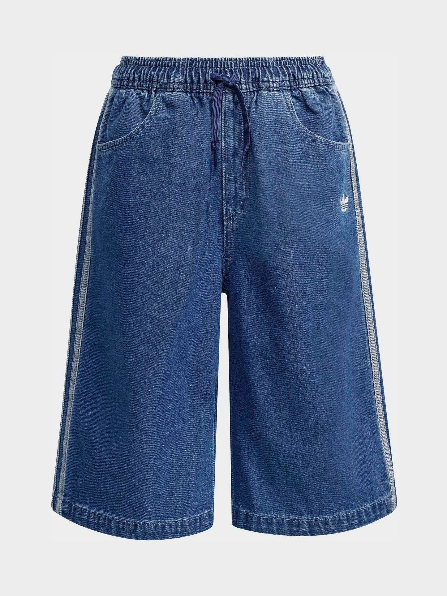 Dsiney Kidz - adidas Originals Blue Denim Jort Shorts image 6