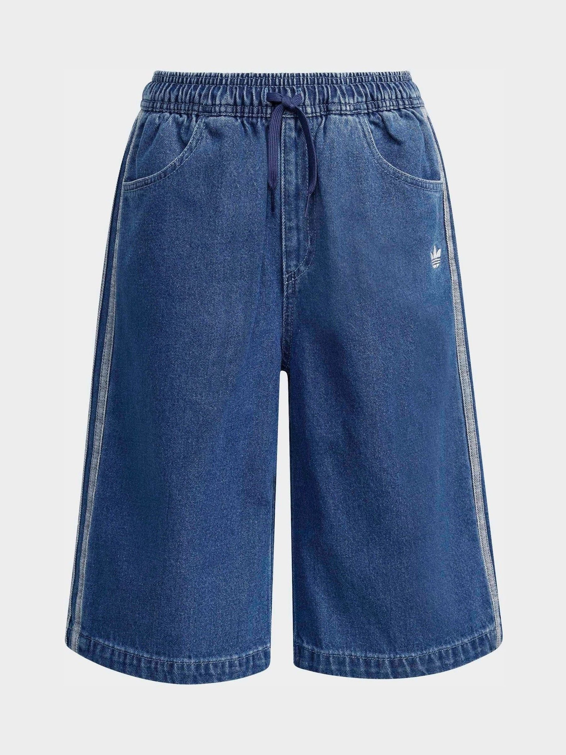 Dsiney Kidz - adidas Originals Blue Denim Jort Shorts image 6