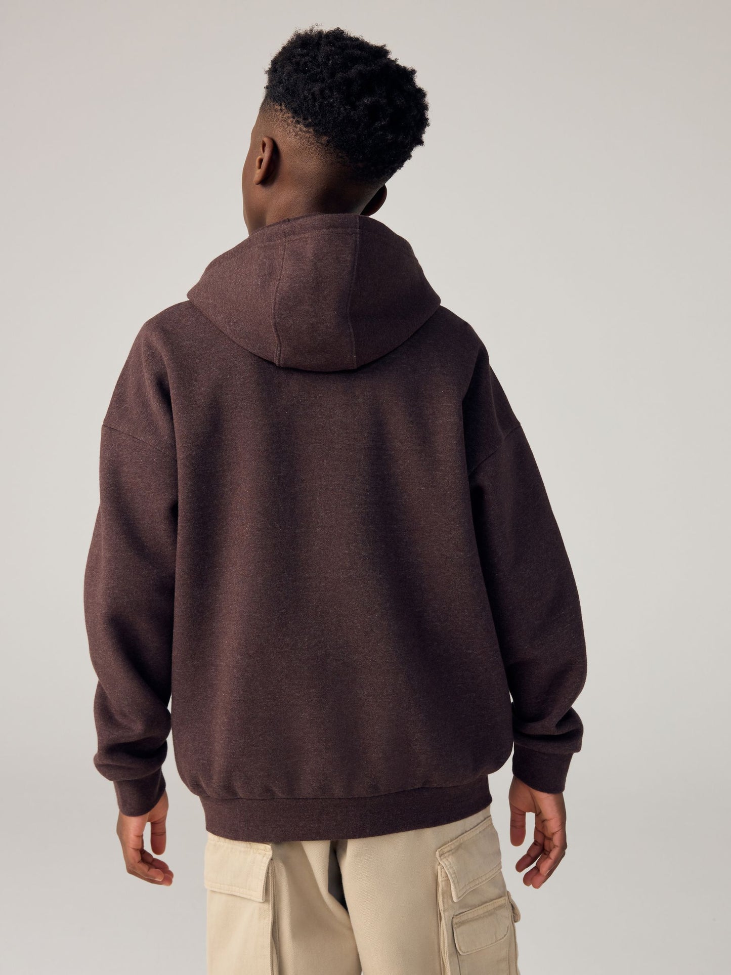 Dsiney Kidz - adidas Originals Brown Loose Fleece Hoodie image 4