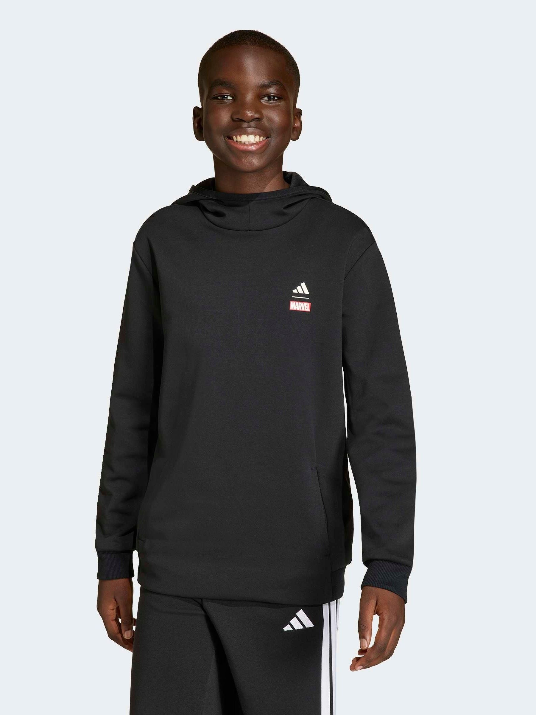Dsiney Kidz - adidas Black Marvel Spider-Man Graphic Hoodie image 2