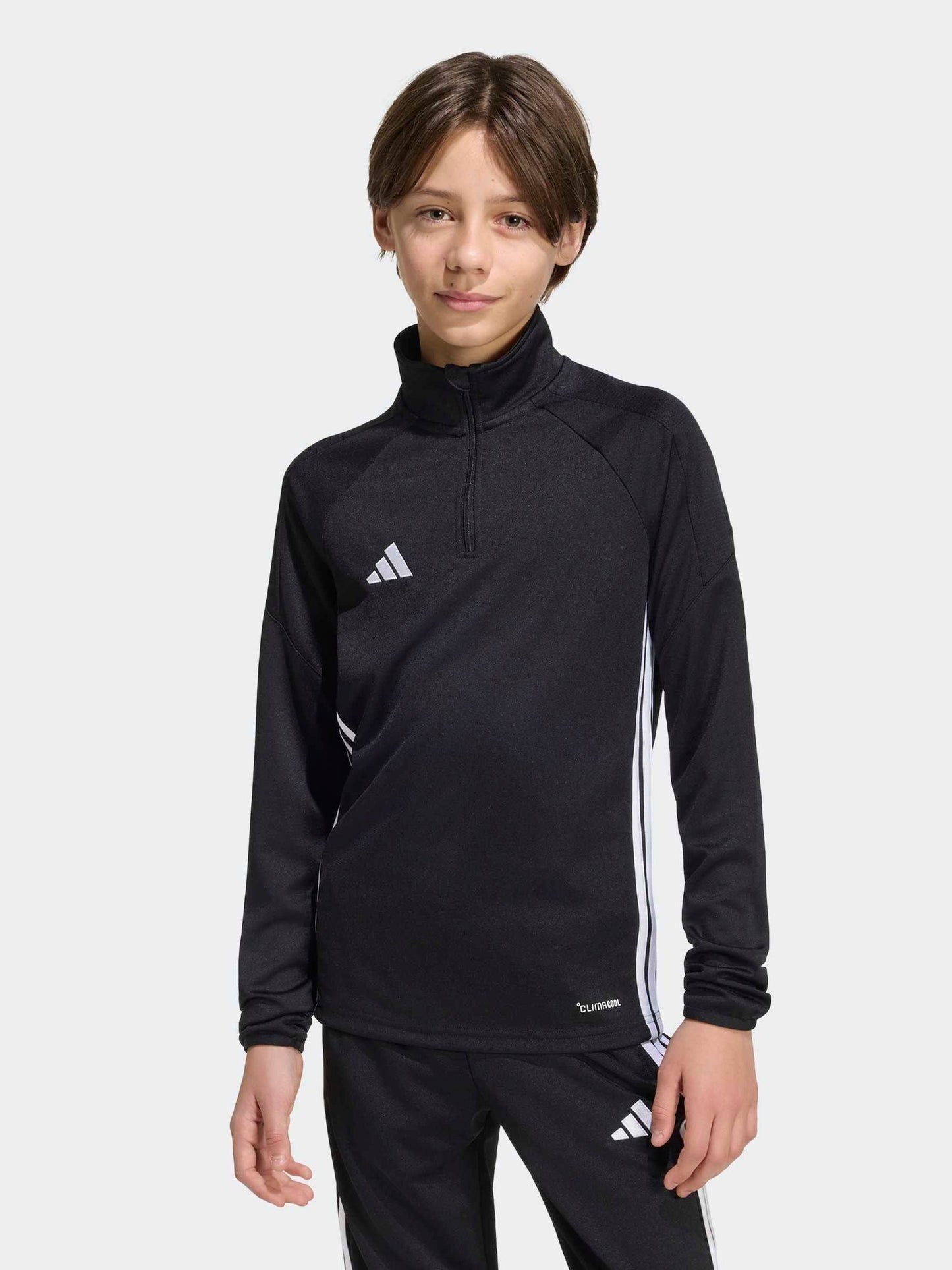 Dsiney Kidz - adidas Black Tiro Essentials Quarter Zip Training Top image 1