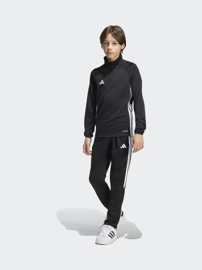 Dsiney Kidz - adidas Black Tiro Essentials Quarter Zip Training Top image 3
