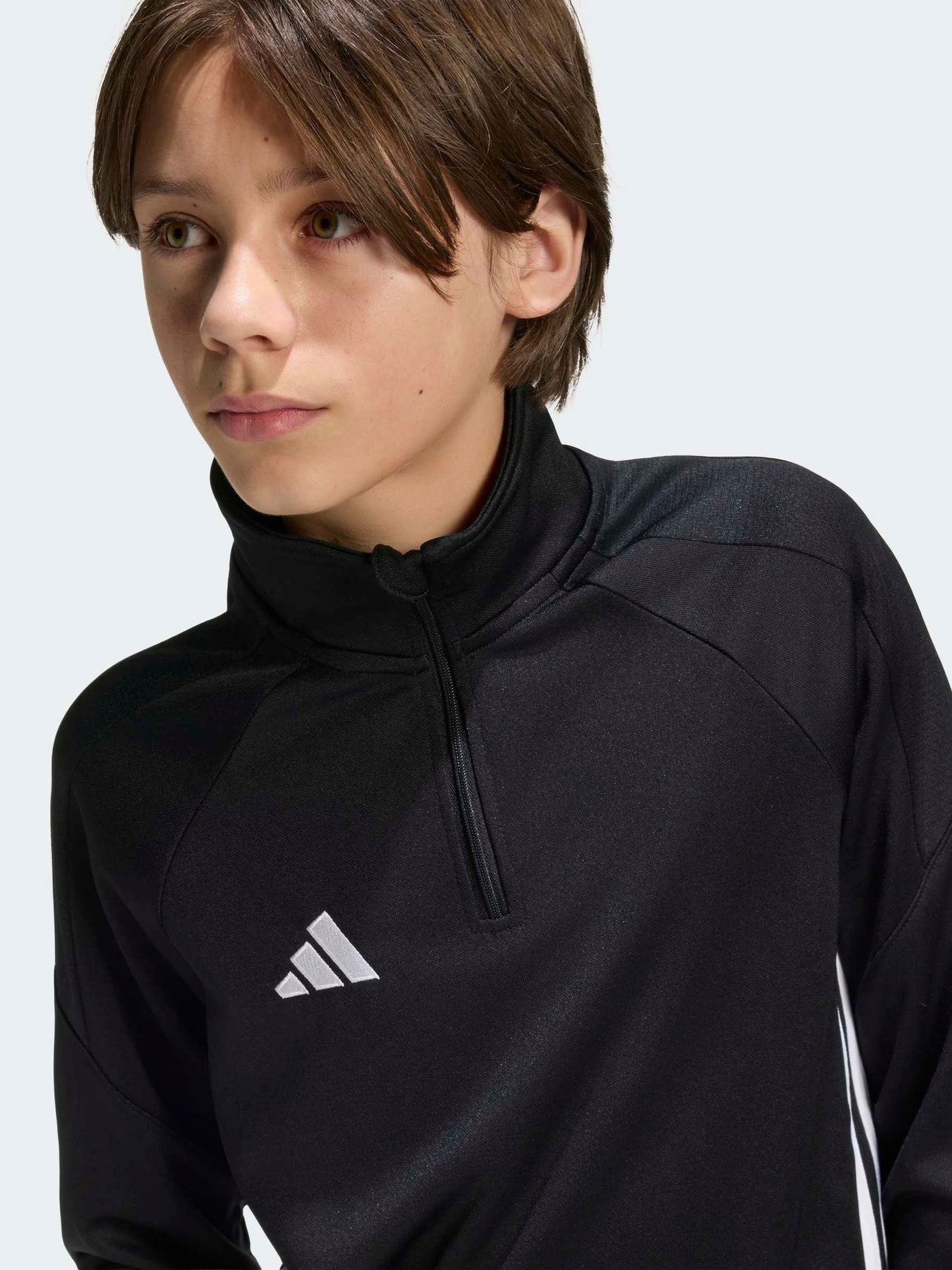 Dsiney Kidz - adidas Black Tiro Essentials Quarter Zip Training Top image 4