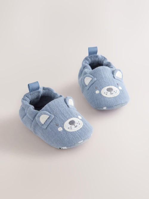 Blue Bear Slip-On Baby Shoes (0-18mths) image 1
