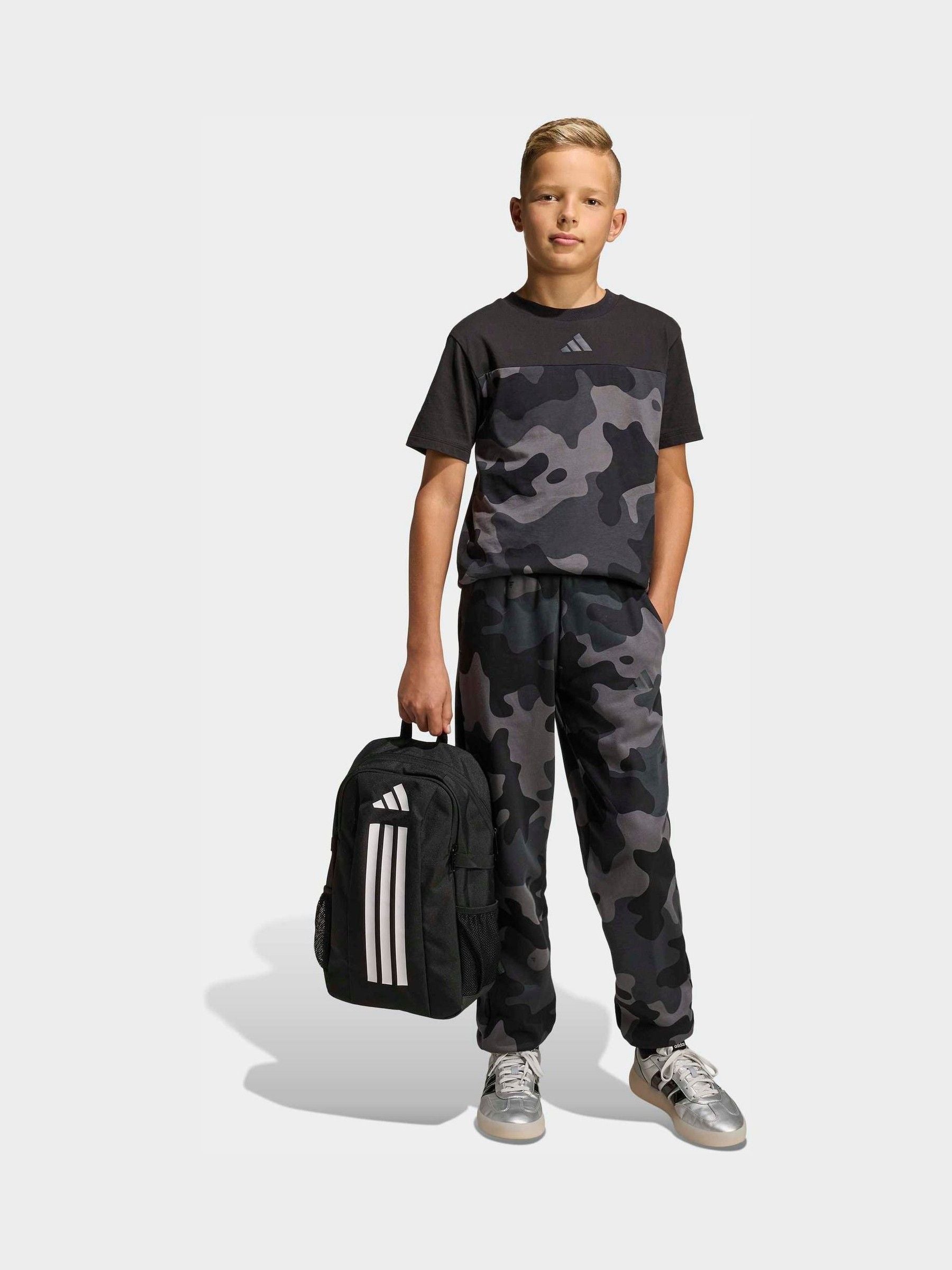 Dsiney Kidz - adidas Black Ground Essentials Camo Cotton Kids T-Shirt image 4