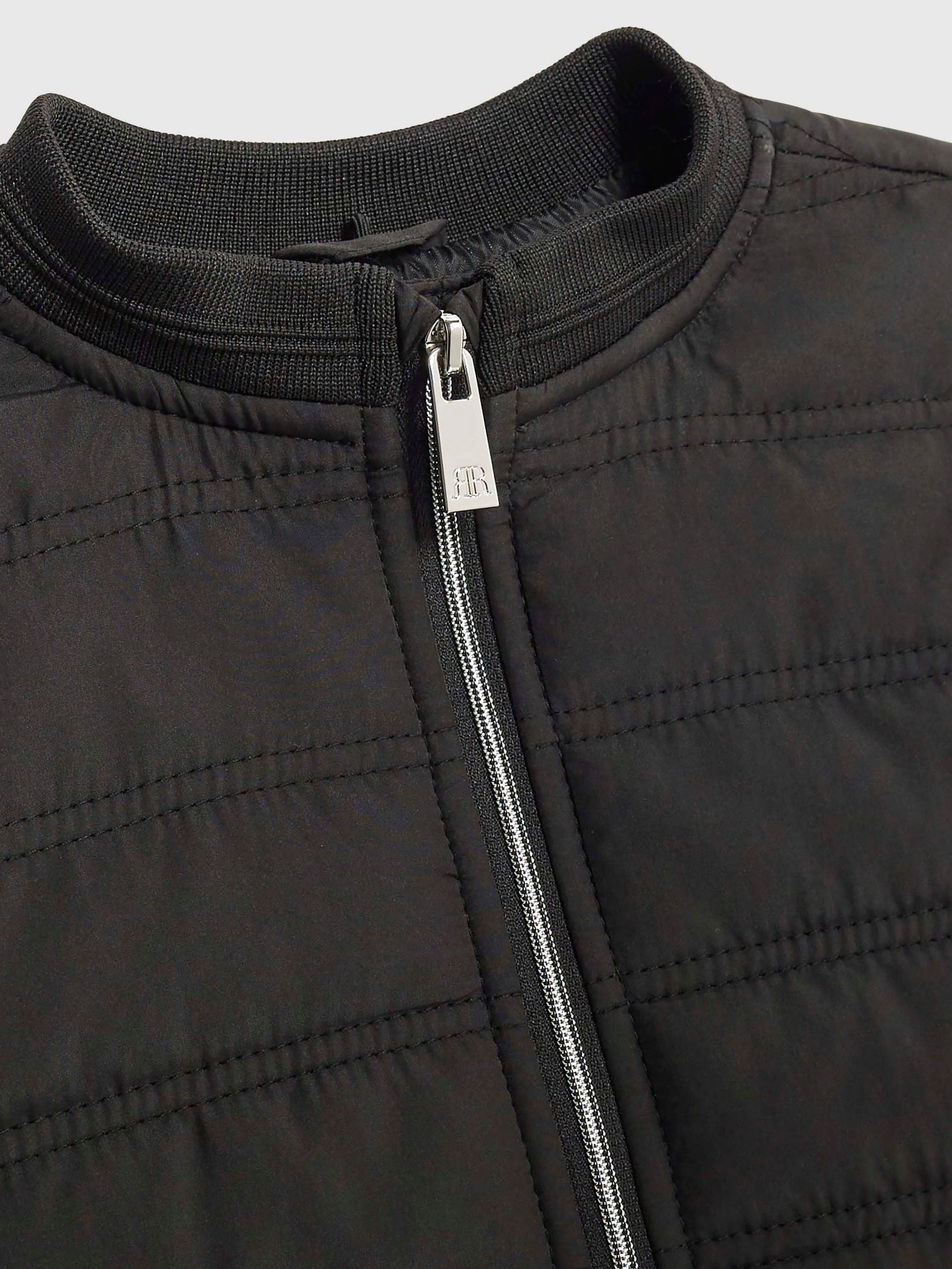Dsiney Kidz - River Island Black Padded Hybrid Hood Jacket image 3