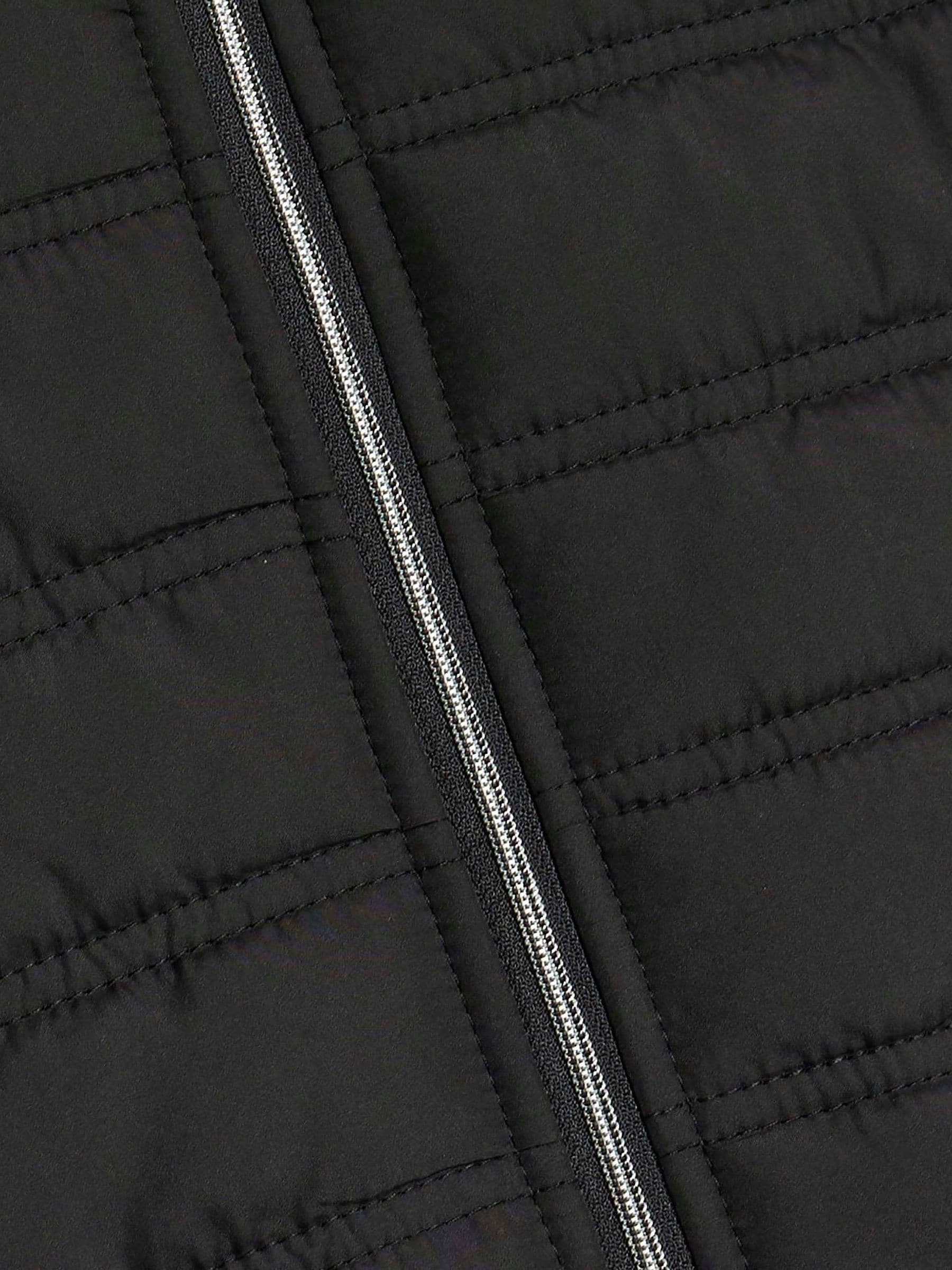Dsiney Kidz - River Island Black Padded Hybrid Hood Jacket image 4