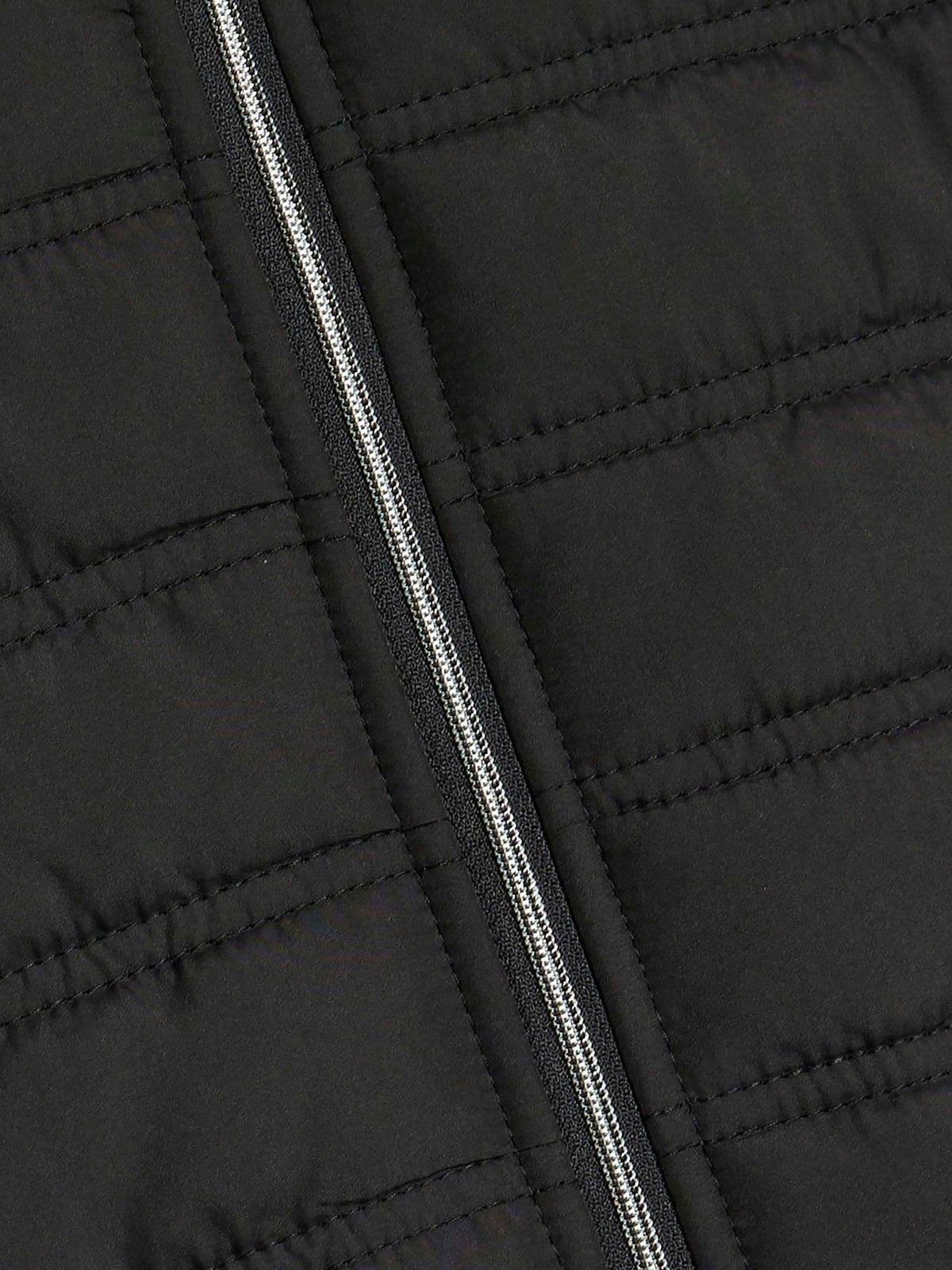 Dsiney Kidz - River Island Black Padded Hybrid Hood Jacket image 4