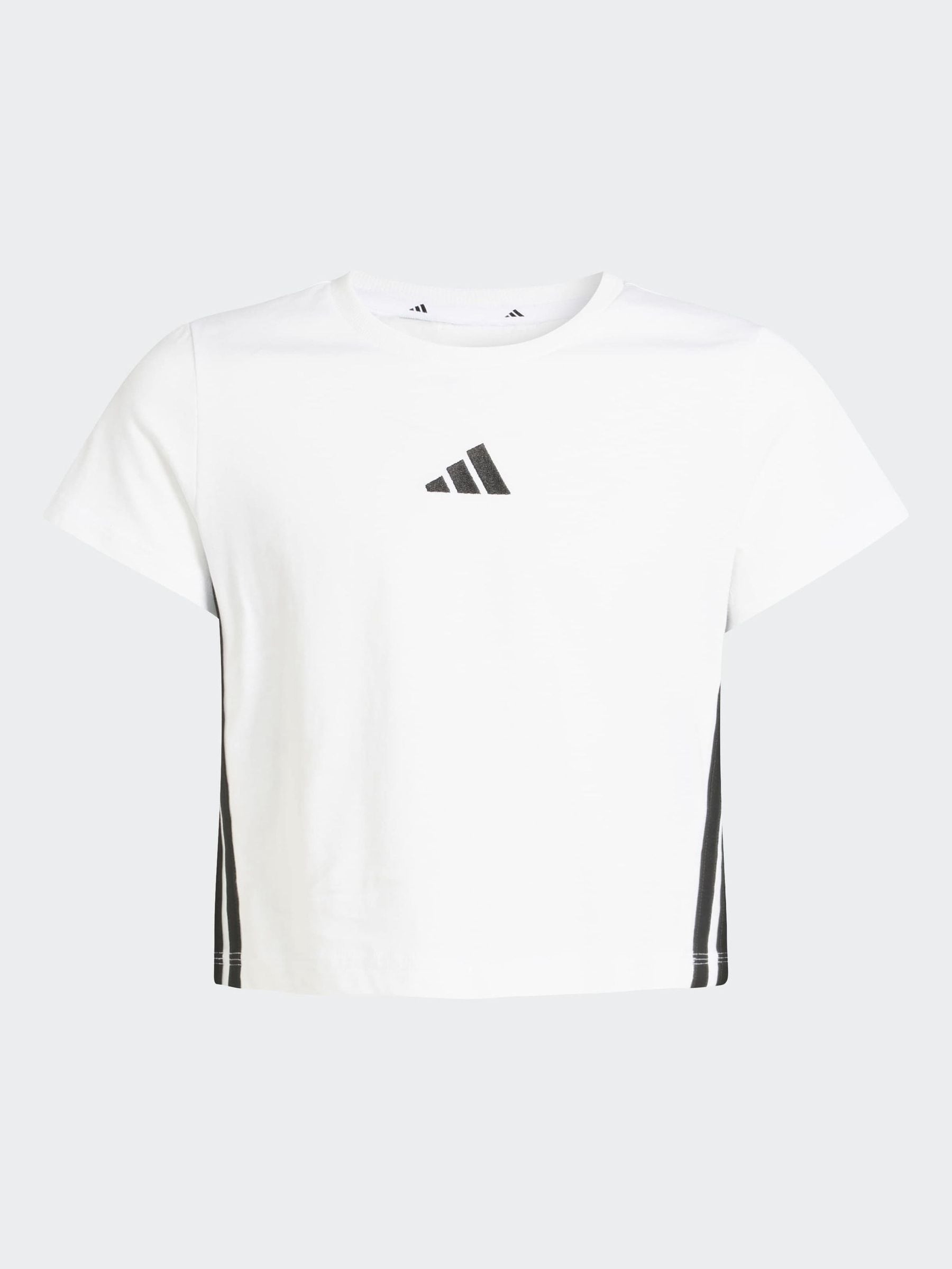 Dsiney Kidz - adidas White 3-Stripes Essentials Baby T-Shirt image 6