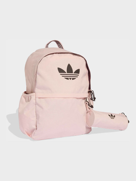 adidas Originals Pink Backpack With Pencil Case image 1