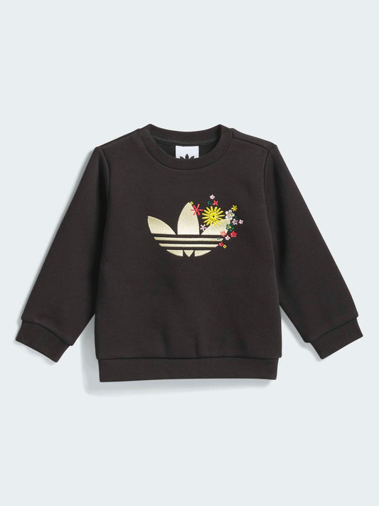 adidas Originals Black x Liberty London Sweatshirt and Joggers Infant Set image 2