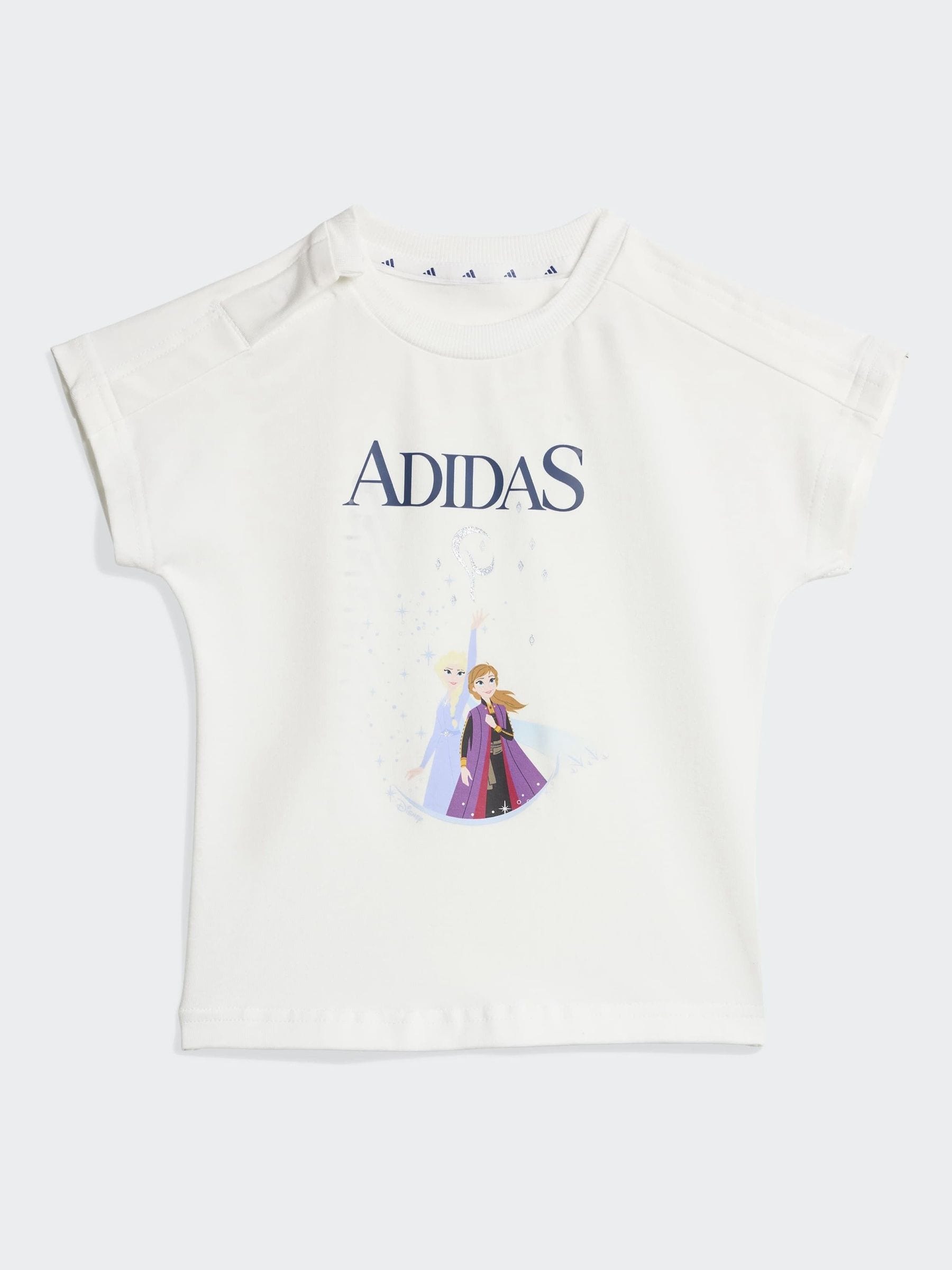 adidas White Disney Frozen Top and Short Set image 3
