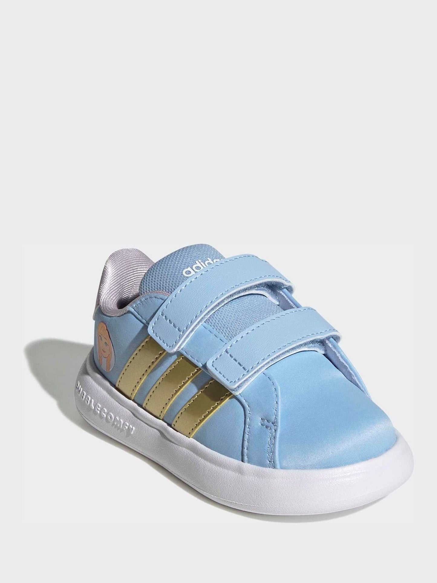 adidas Blue Disney Frozen Grand Court 3.0 Infant Trainers image 3
