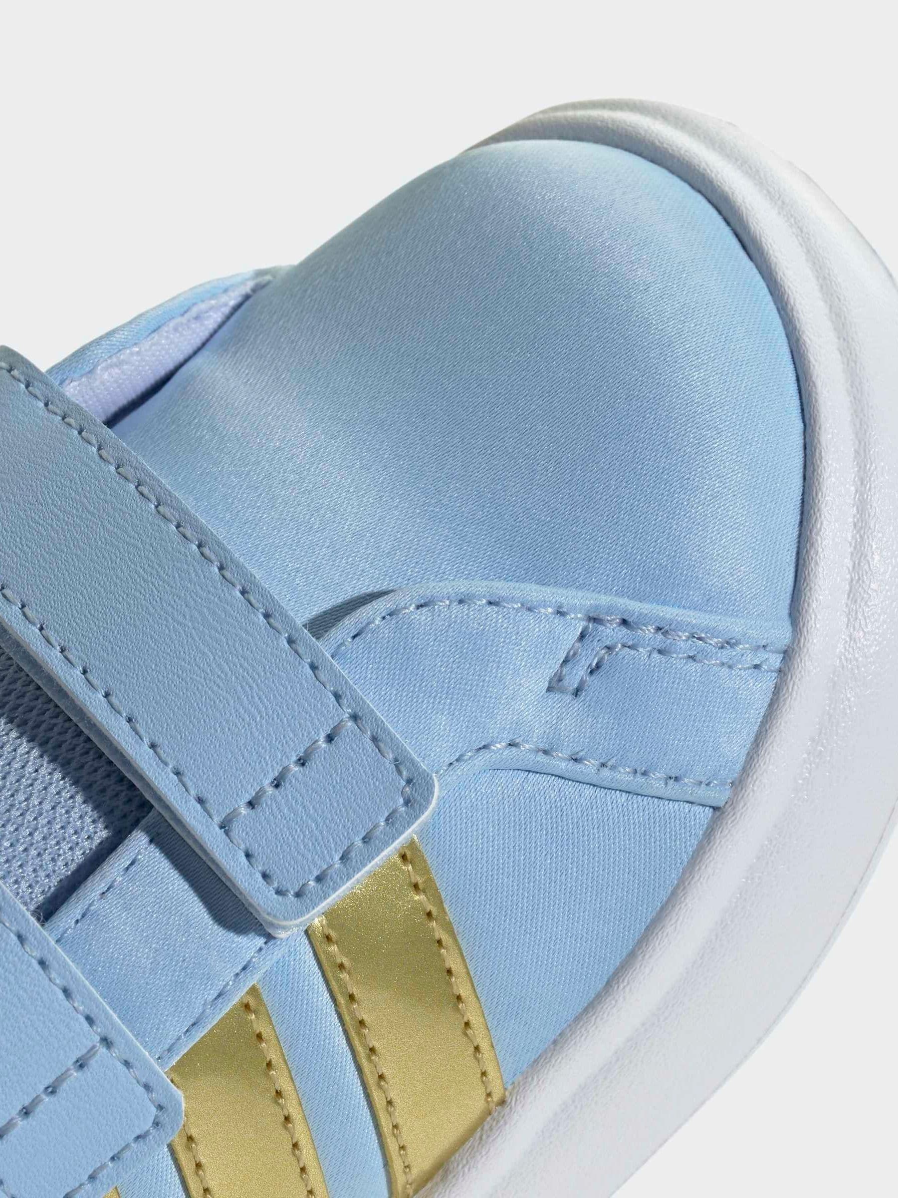 adidas Blue Disney Frozen Grand Court 3.0 Infant Trainers image 8