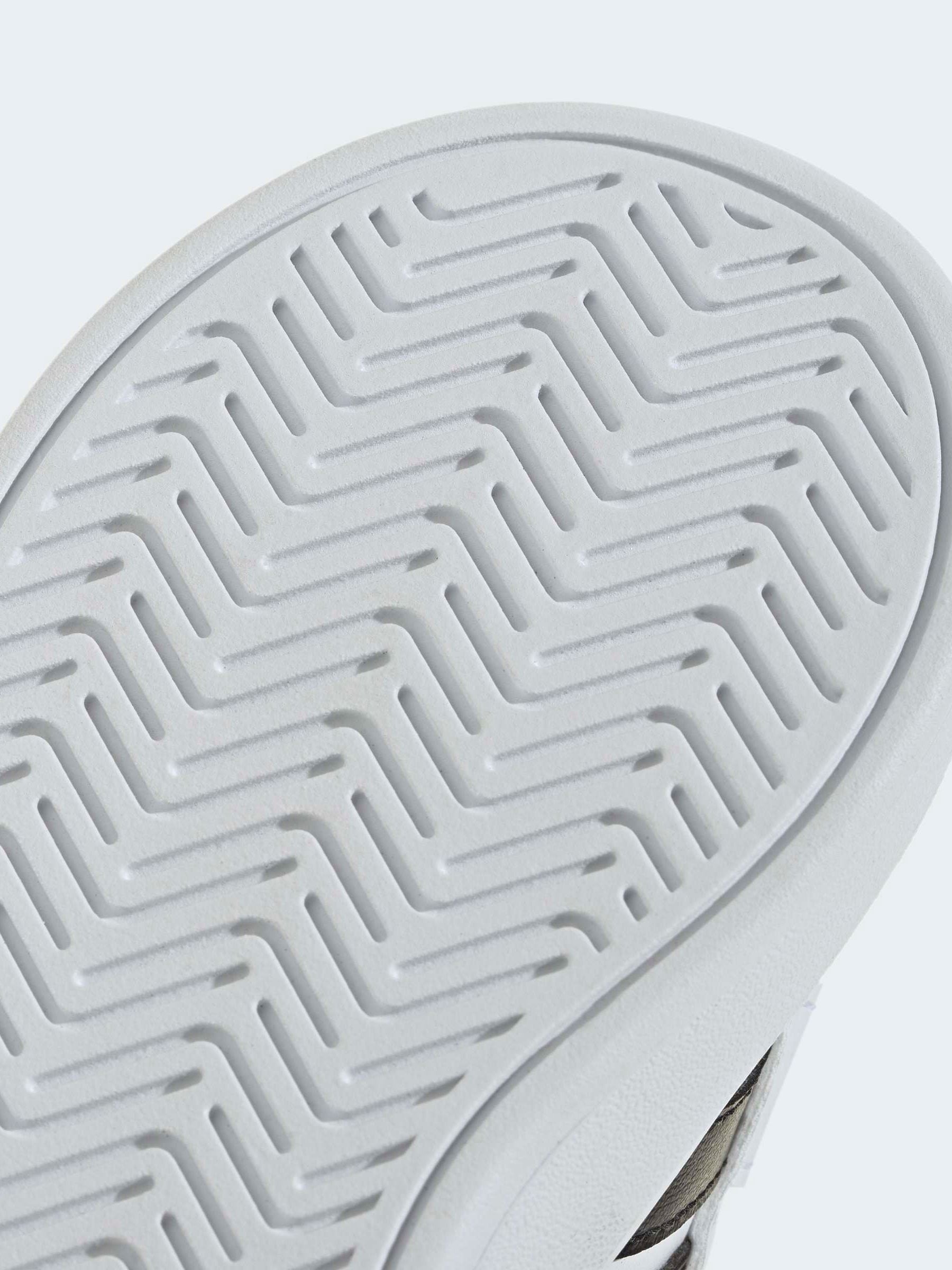 adidas White/Black Grand Court 3.0 Infant Trainers image 9