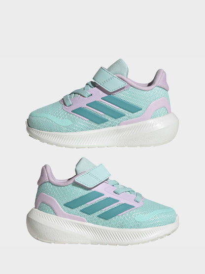 adidas Green Runfalcon 5 Hook and Loop Easy On Infant Trainers image 6