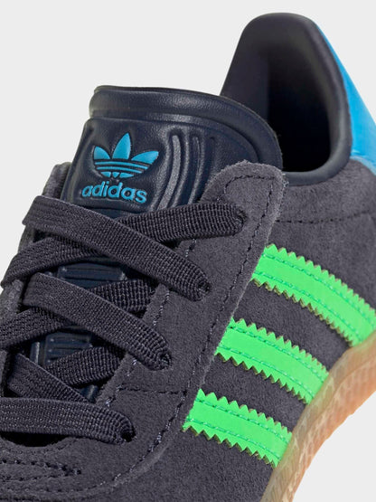 adidas Originals Navy Blue Gazelle Comfort Closure Elastic Laces Infant Trainers image 11