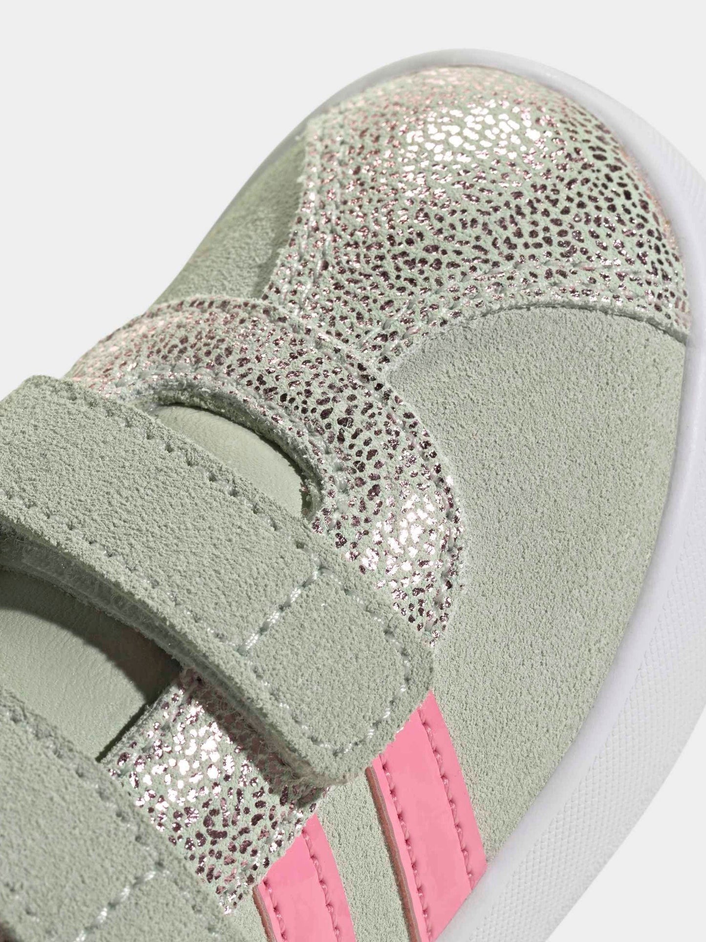 adidas Green VL Court 3.0 Hook and Loop Kids Trainers image 8