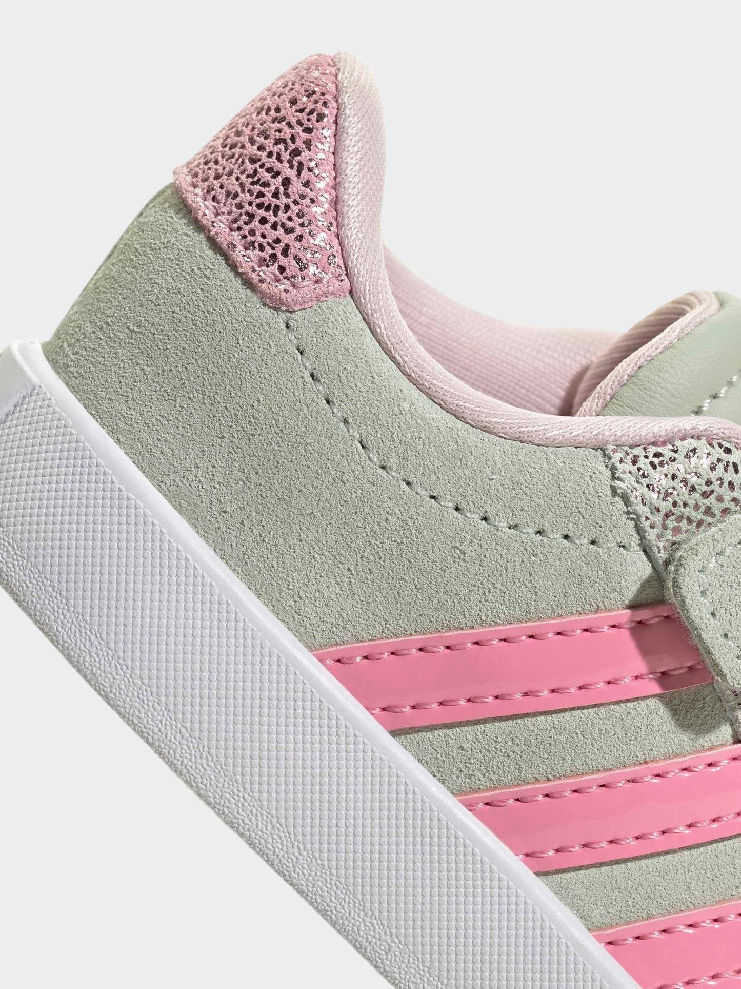 adidas Green VL Court 3.0 Hook and Loop Kids Trainers image 9