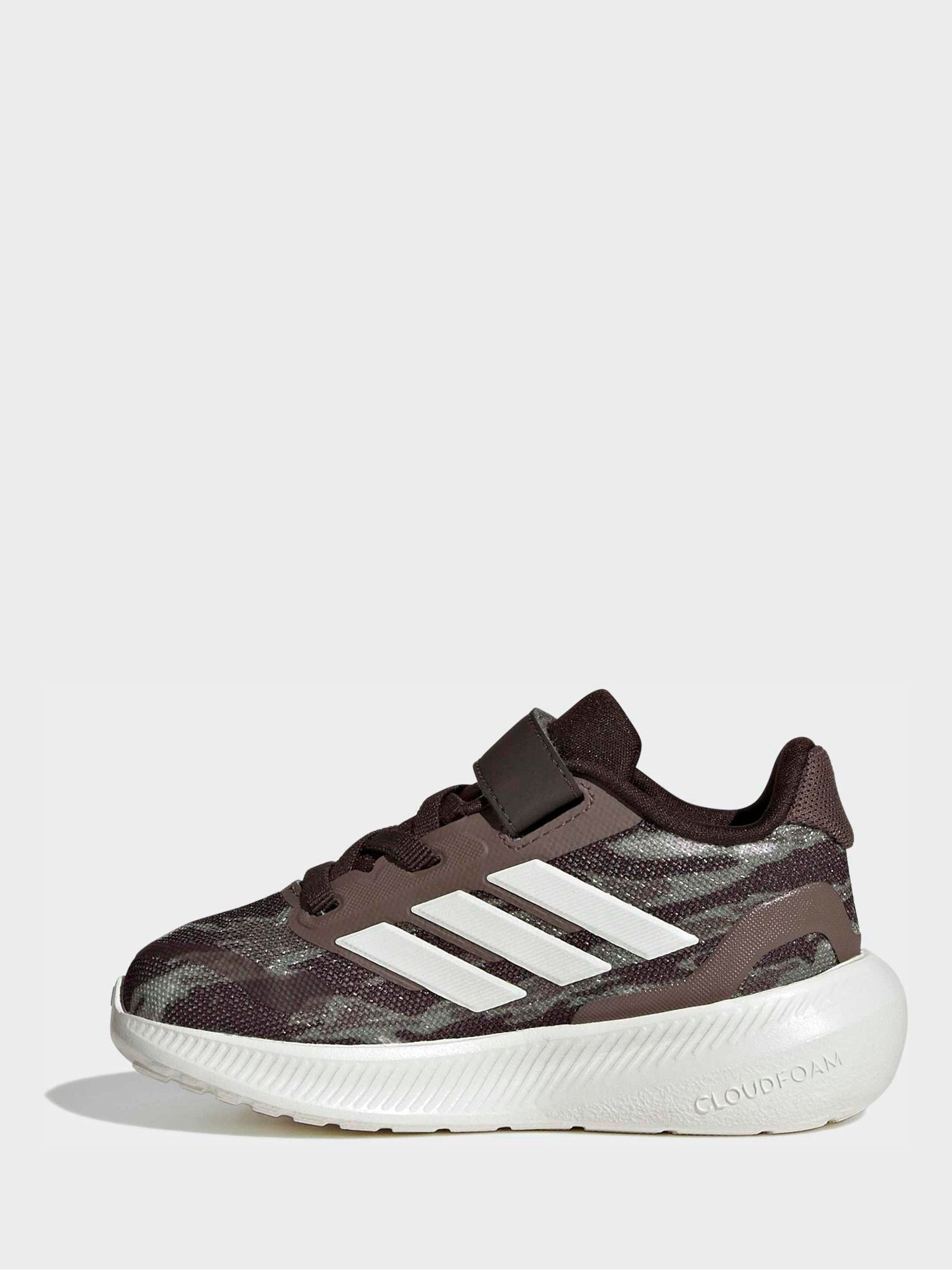 adidas Green Run Falcon 5 Elestic Lace Infant Trainers image 2