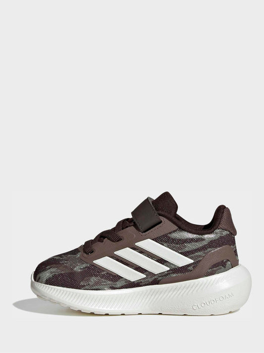 adidas Green Run Falcon 5 Elestic Lace Infant Trainers image 2