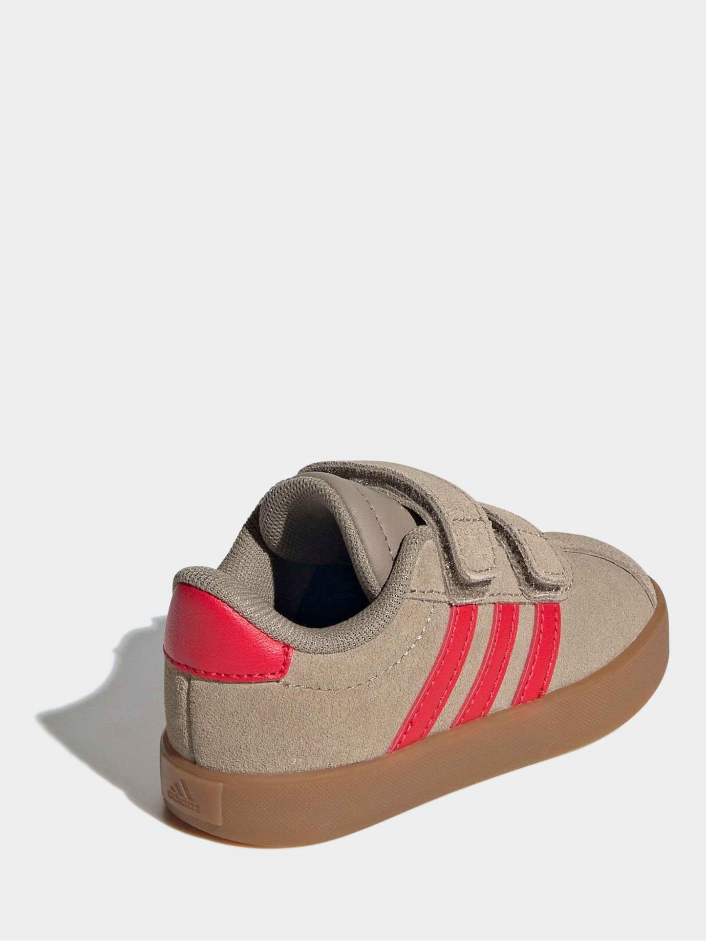 adidas Brown VL Court 3.0 Hook and Loop Infant Trainers image 4