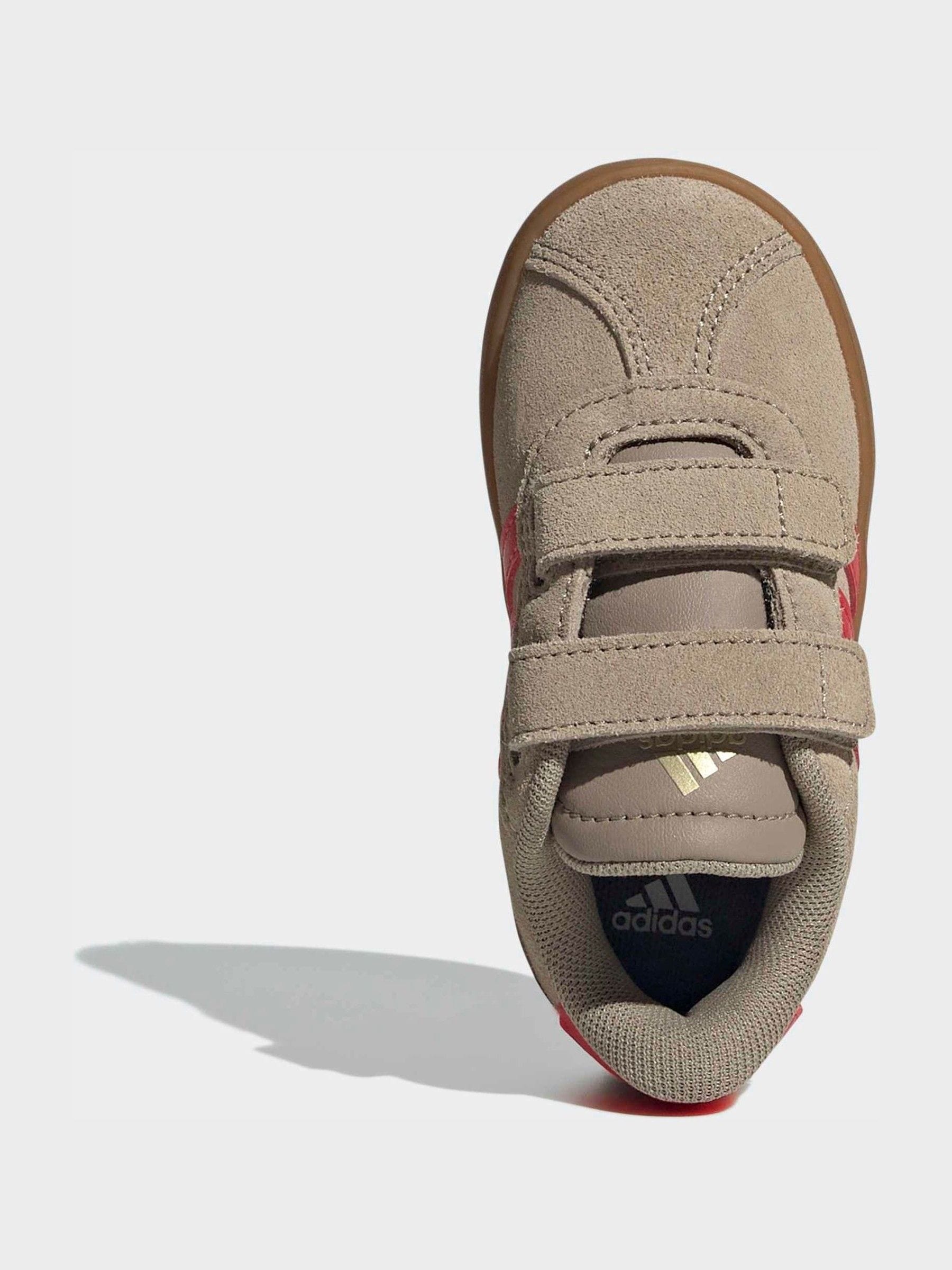 adidas Brown VL Court 3.0 Hook and Loop Infant Trainers image 6