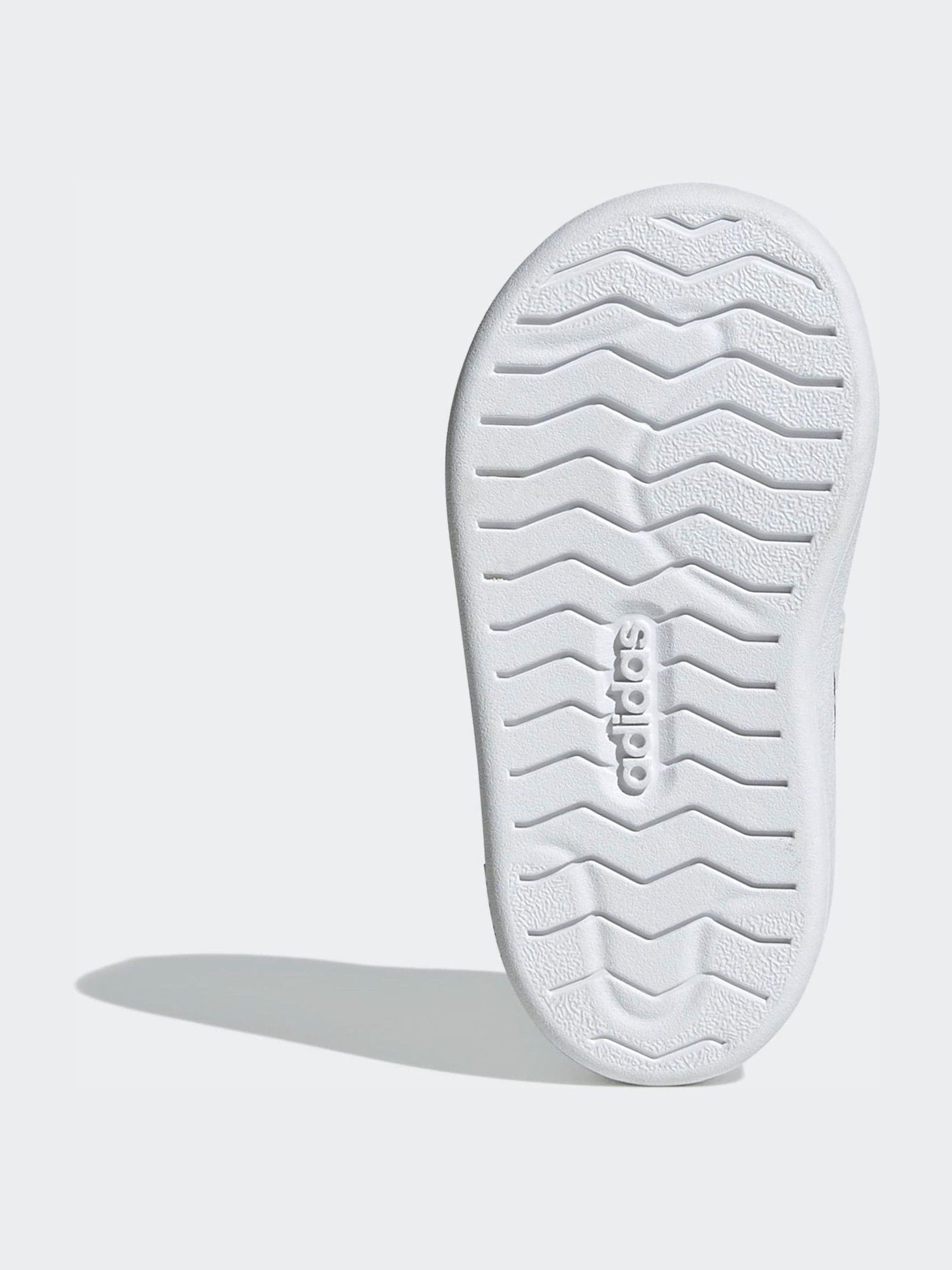 adidas White Street Talk Elastic Lace Infant Trainers image 7