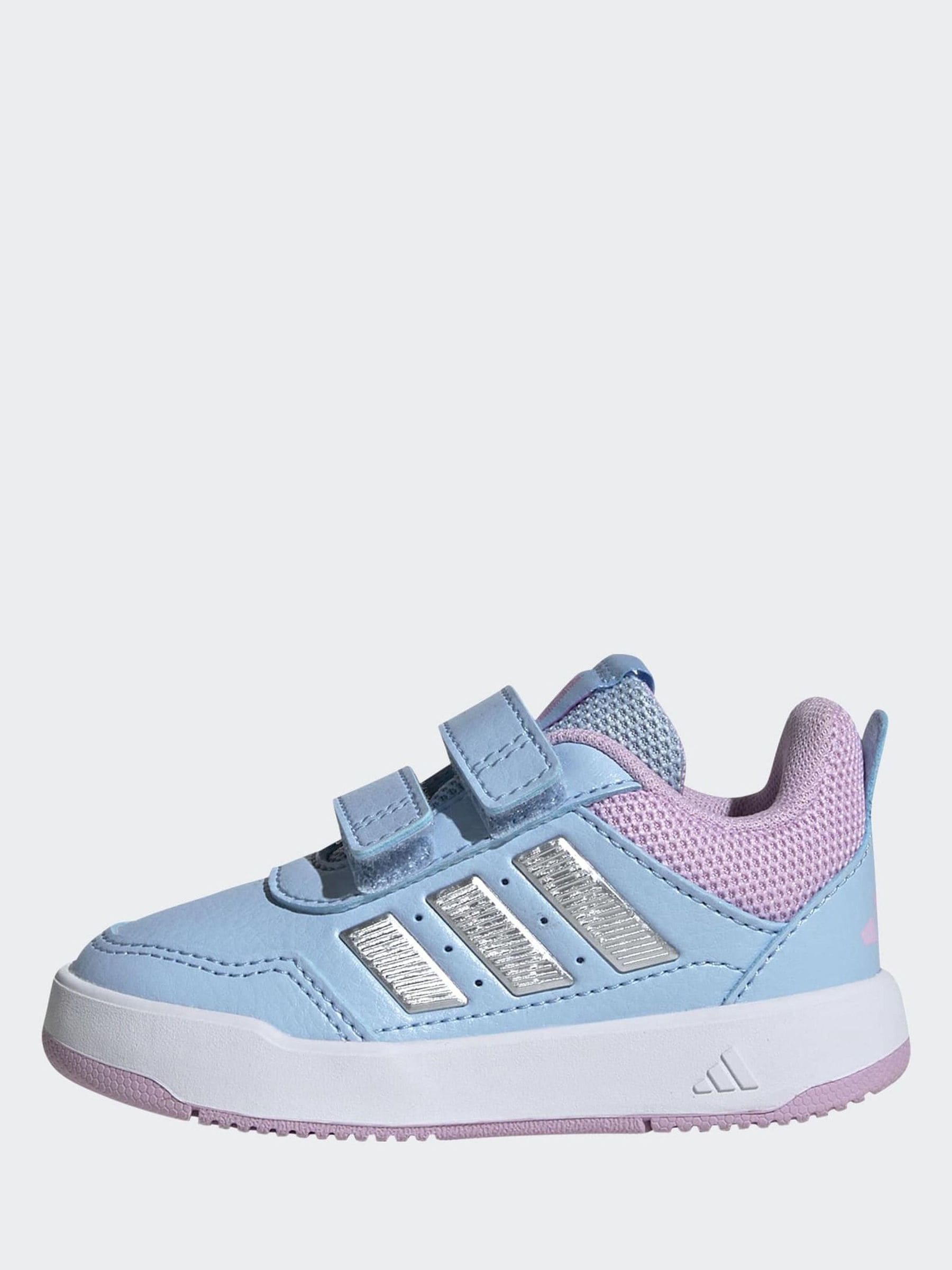 adidas Blue/Pink Hook and Loop Tensaur Sport 3.0 Infant Trainers image 2