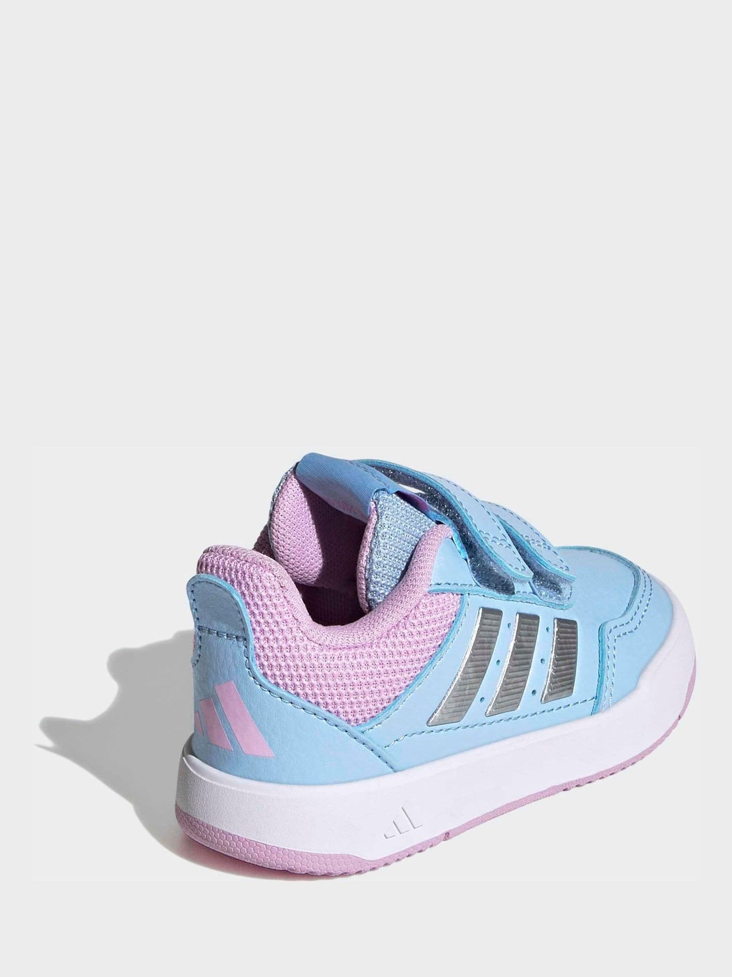 adidas Blue/Pink Hook and Loop Tensaur Sport 3.0 Infant Trainers image 4