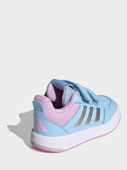 adidas Blue/Pink Hook and Loop Tensaur Sport 3.0 Infant Trainers image 4