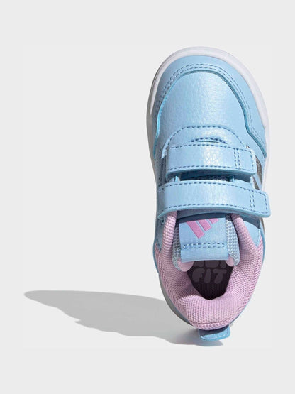 adidas Blue/Pink Hook and Loop Tensaur Sport 3.0 Infant Trainers image 6