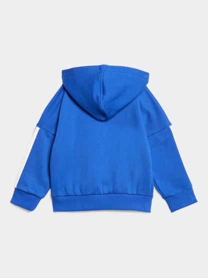 adidas Blue Essentials Infant Tracksuit image 3