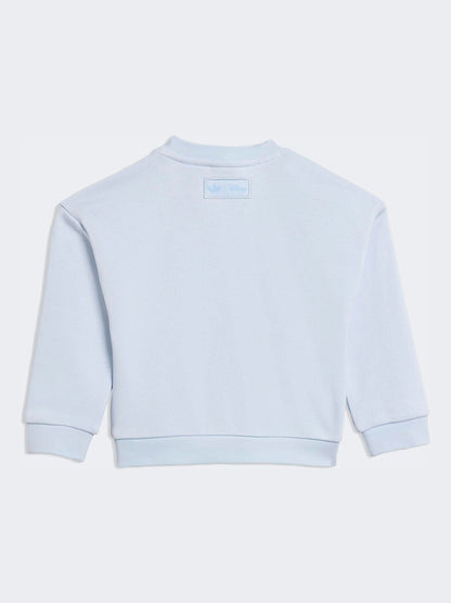 adidas Originals Blue Disney Alice in Wonderland Sweatshirt and Flare Leggings Infant Set image 4