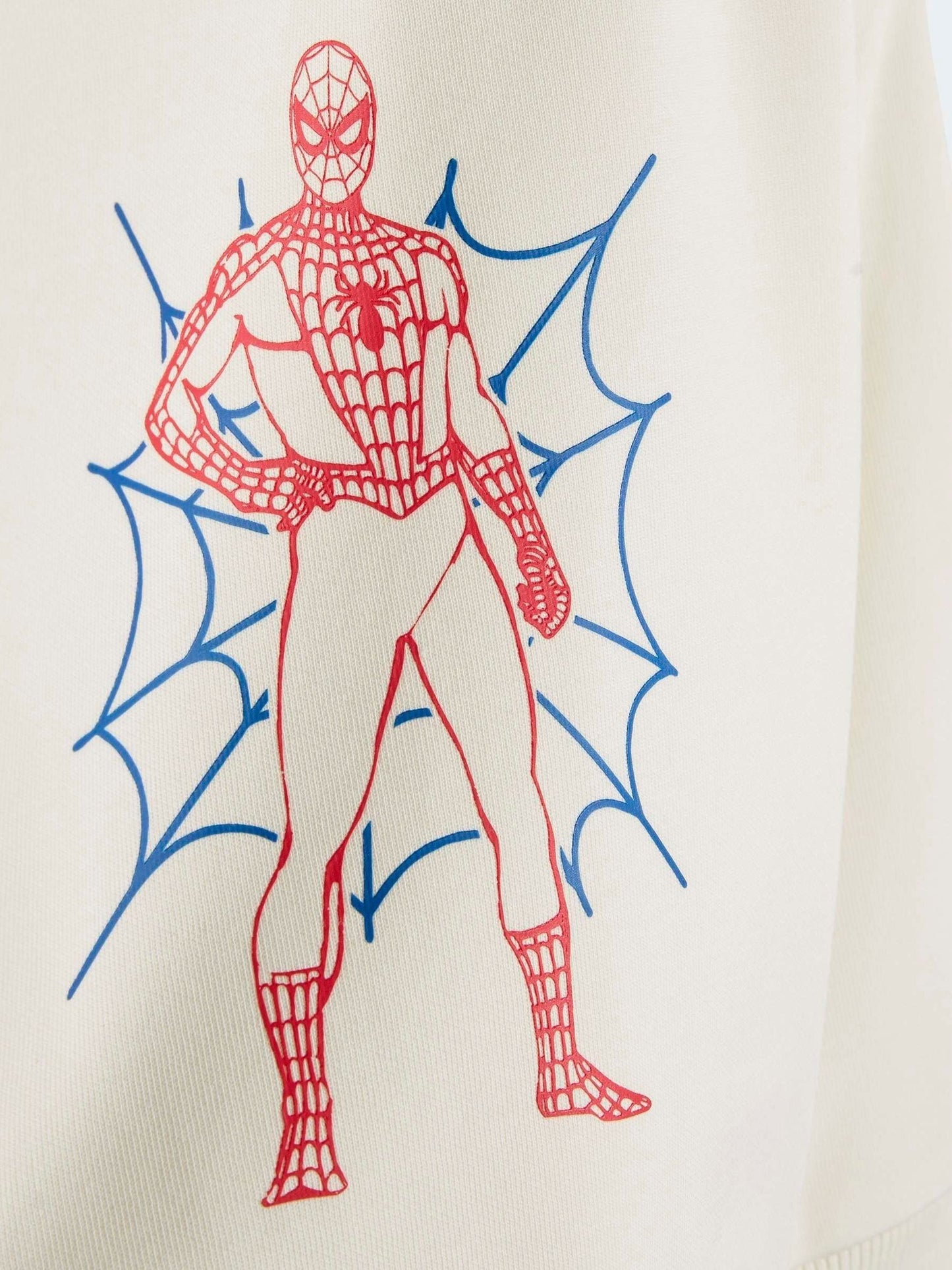 adidas White Marvel Spider-Man Sweatshirt and Jogger Set image 6