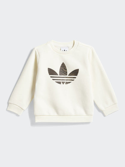 adidas Originals Brown Animal Sweatshirt & Joggers  Infant Set image 2