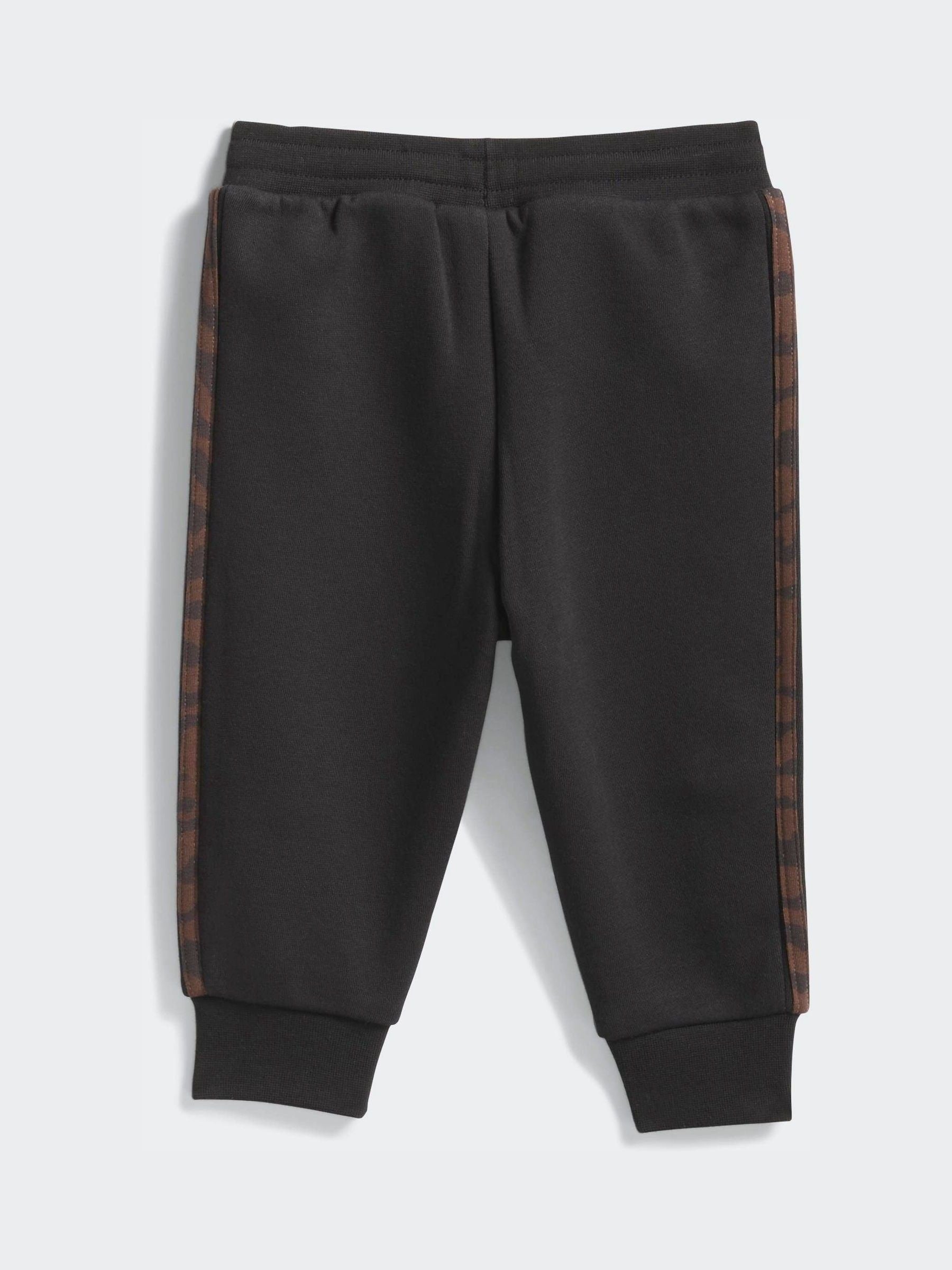 adidas Originals Brown Animal Sweatshirt & Joggers  Infant Set image 4