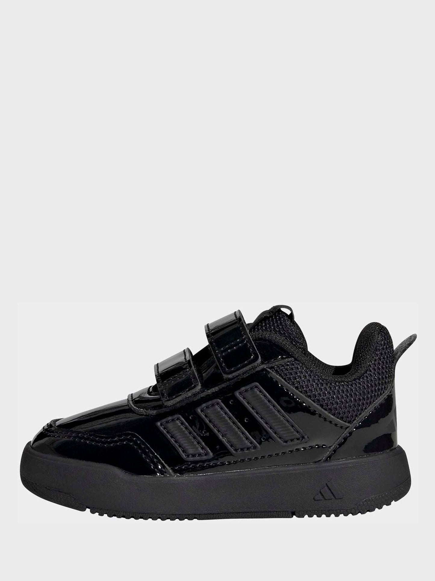 adidas Patent Black Hook and Loop Tensaur Sport 3.0 Infant Trainers image 3